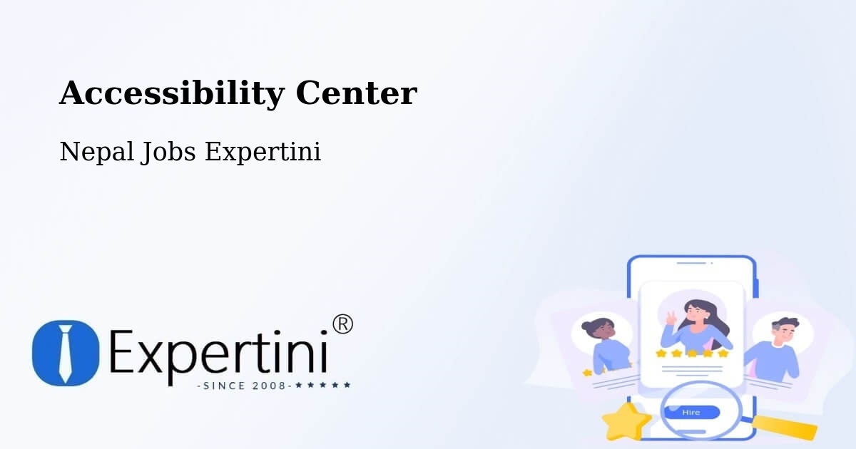 Accessibility Statement – Chitre - Nepal Jobs Expertini