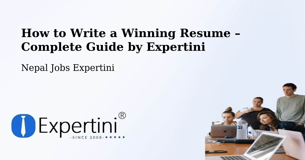 Resume Writing Guide for Job Seekers – Chitre - Chitre, Nepal Jobs Expertini